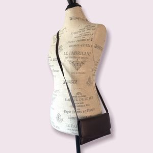 NEW Genuine Leather Mini Crossbody Handbag